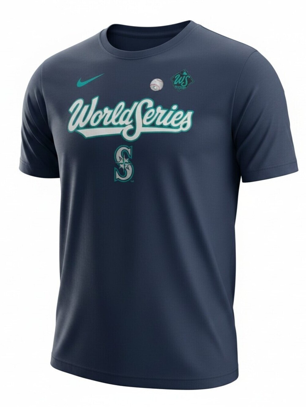 Nike Seattle Mariners 2024 World Series Collection T-Shirt | Men's Large | NWT